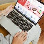 a person shopping online