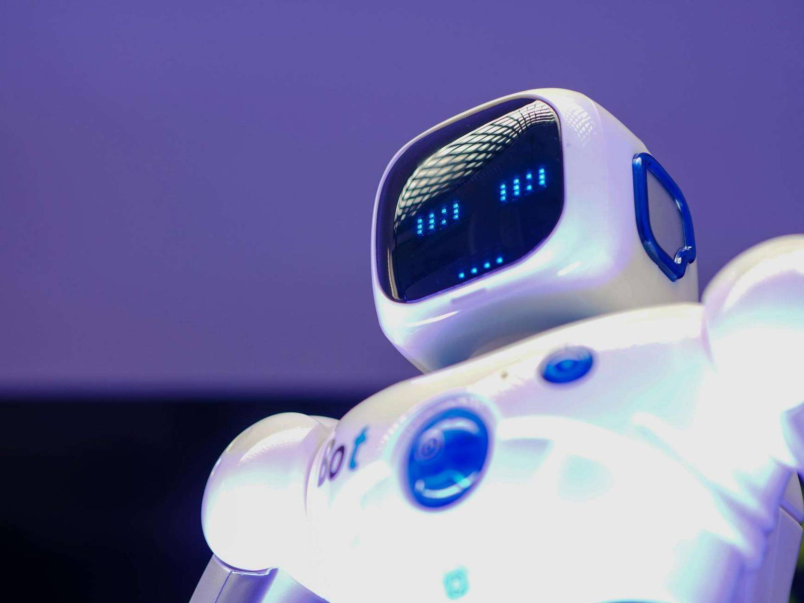 low angle shot of robot