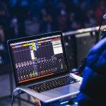 laptop screen and keyboard instrument